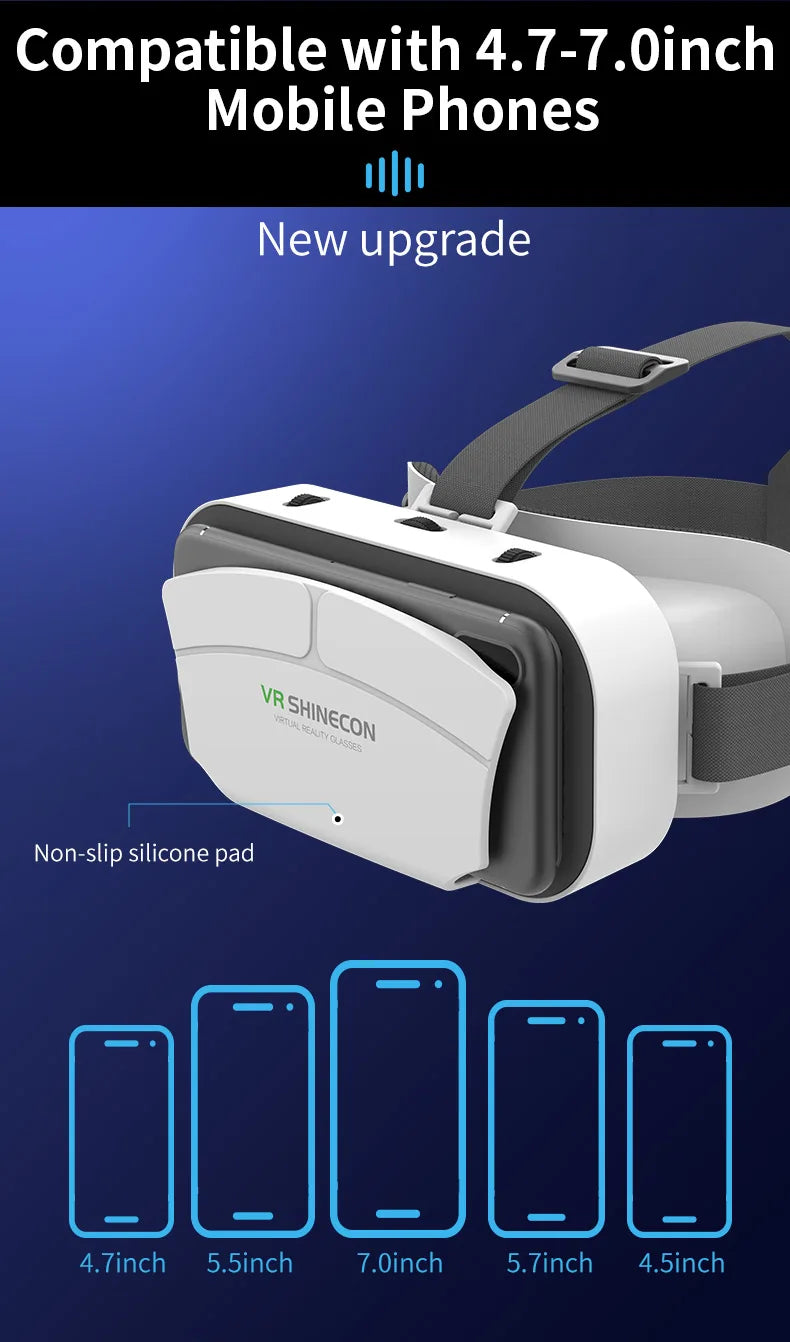 Virtual Reality VR Gözlük Başlık – VR Cihazları 3D Kask Lensli Akıllı Gözlük