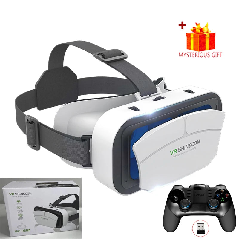 Virtual Reality VR Gözlük Başlık – VR Cihazları 3D Kask Lensli Akıllı Gözlük