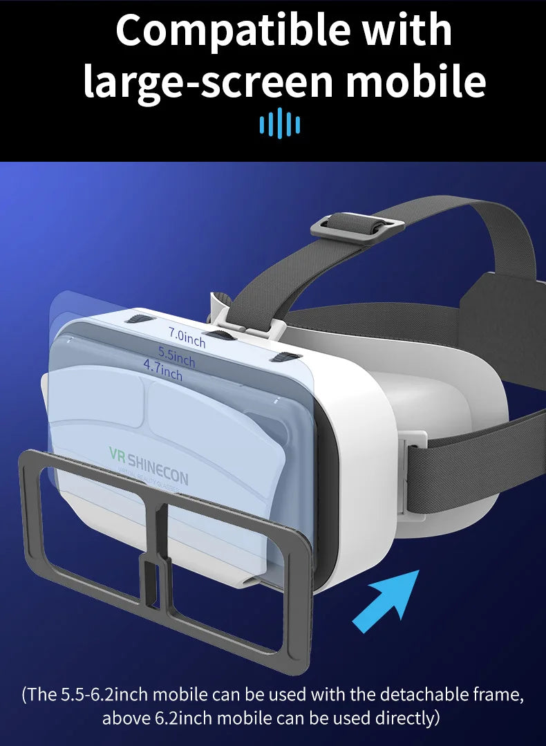 Virtual Reality VR Gözlük Başlık – VR Cihazları 3D Kask Lensli Akıllı Gözlük