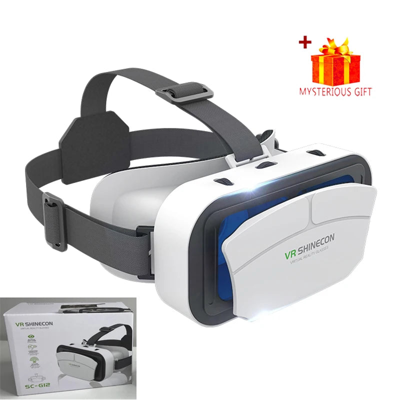 Virtual Reality VR Gözlük Başlık – VR Cihazları 3D Kask Lensli Akıllı Gözlük