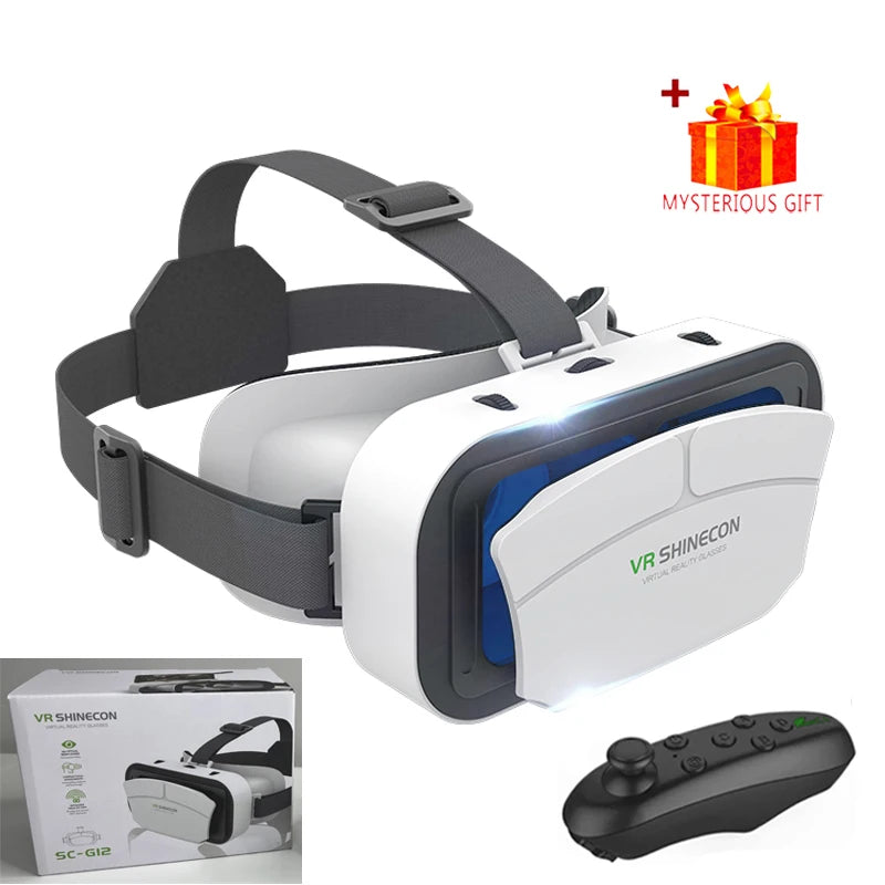 Virtual Reality VR Gözlük Başlık – VR Cihazları 3D Kask Lensli Akıllı Gözlük